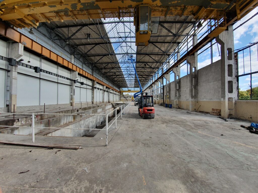 Przebudowa hali w Nysie 01