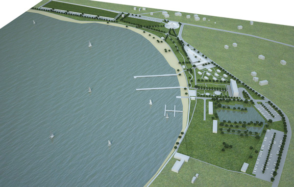 2010 – Projekt rewitalizacji terenu wokoł jeziora Firlej