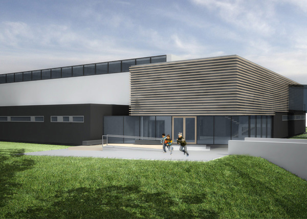 2009 – Sala gimnastyczna w Trzebini współpraca z firmą Progresbud z Chrzanowa